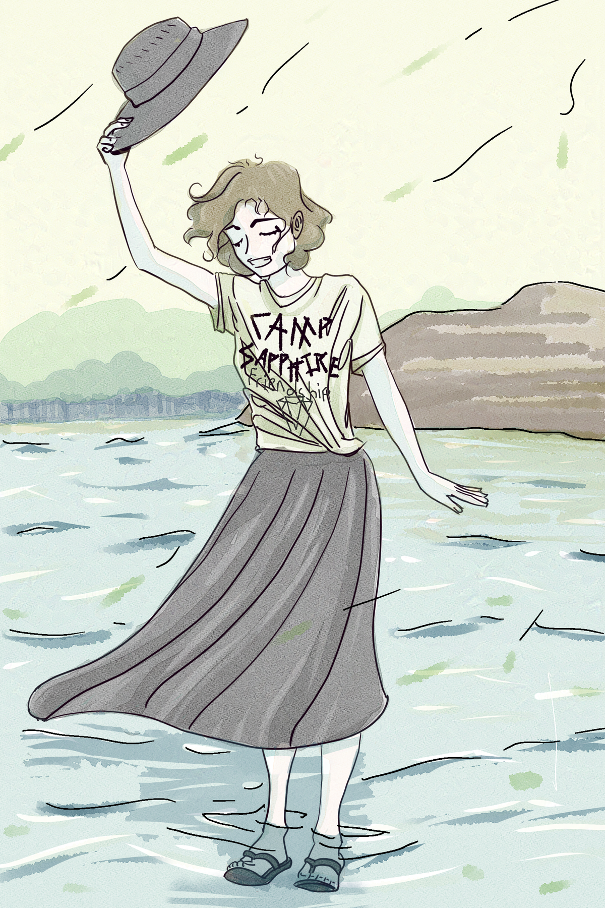 She Goes to Summer Camp