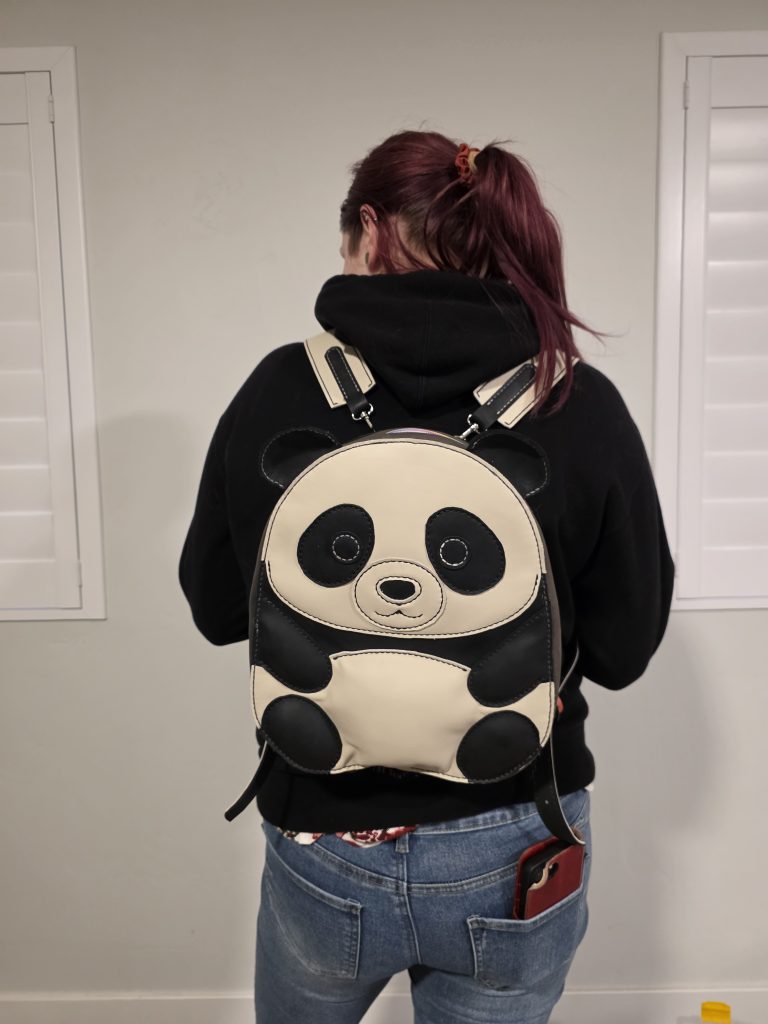 Read more about the article HandMade Panda Backpack